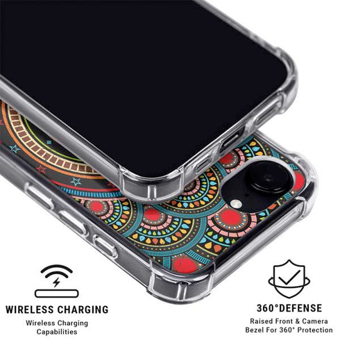 Infinite Circle Colored iPhone 16e MagSafe Case