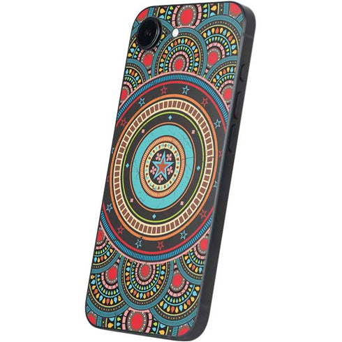 Infinite Circle Colored iPhone 16e Skin