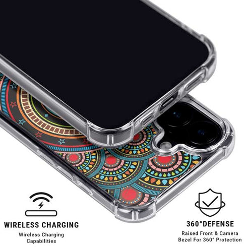 Infinite Circle Colored iPhone 17 MagSafe Case