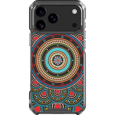 Infinite Circle Colored iPhone 18 Pro Max Clear Case