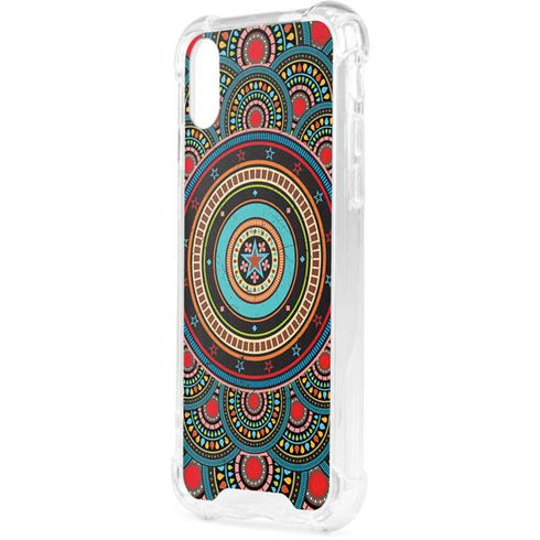 Infinite Circle Colored iPhone XS Clear Case