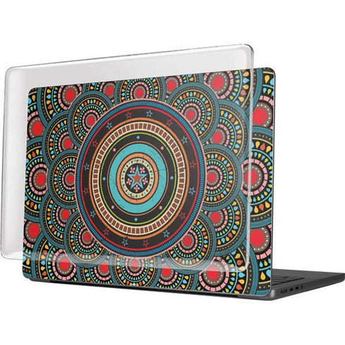 Infinite Circle Colored MacBook Pro 14in (2021-24) Case plus Skin