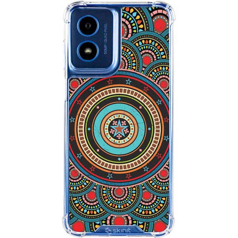 Infinite Circle Colored Moto G Play 4G (2024) Clear Case