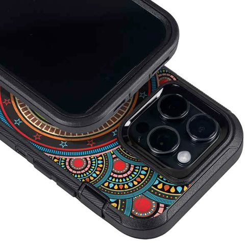 Infinite Circle Colored Otterbox Defender iPhone Skin