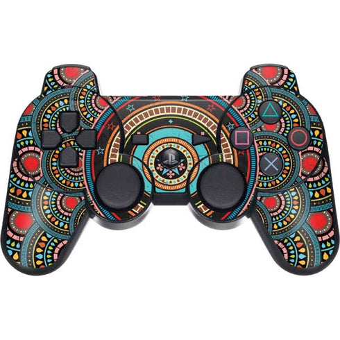 Infinite Circle Colored PS3 Dual Shock wireless controller Skin