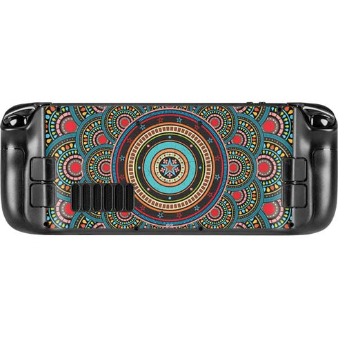 Infinite Circle Colored Steam Deck Handheld Gaming Computer OLED Skin