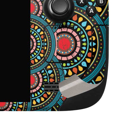 Infinite Circle Colored Steam Deck Handheld Gaming Computer OLED Skin