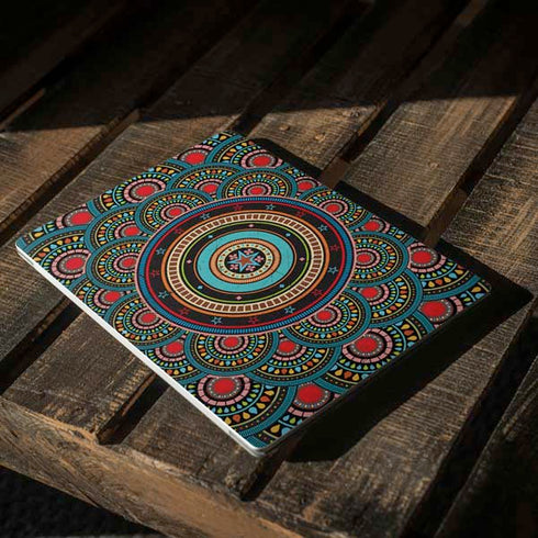 Infinite Circle Colored Surface Laptop 2 Skin