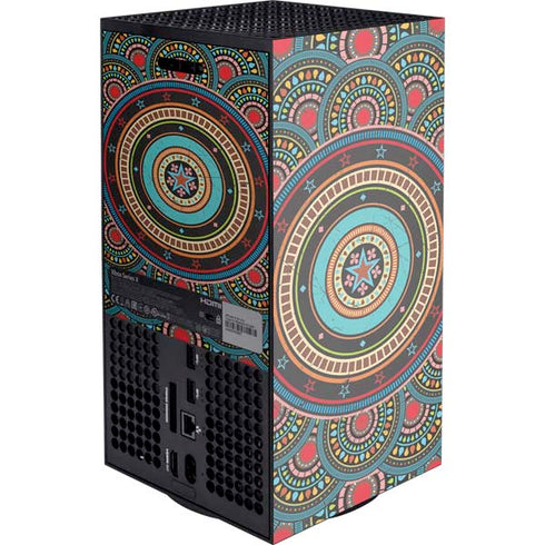 Infinite Circle Colored XBox Series X Digital Edition Console Skin