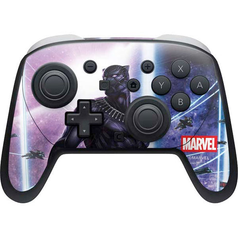 Marvel Black Panther Intergalactic Empire of Wakanda Nintendo Switch 2 (2025) Pro Controller Skin