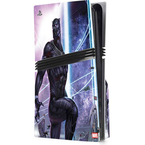 Marvel Black Panther Intergalactic Empire of Wakanda PS5 Pro Disk Console Skin