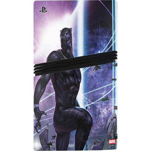 Marvel Black Panther Intergalactic Empire of Wakanda PS5 Pro Disk Console Skin