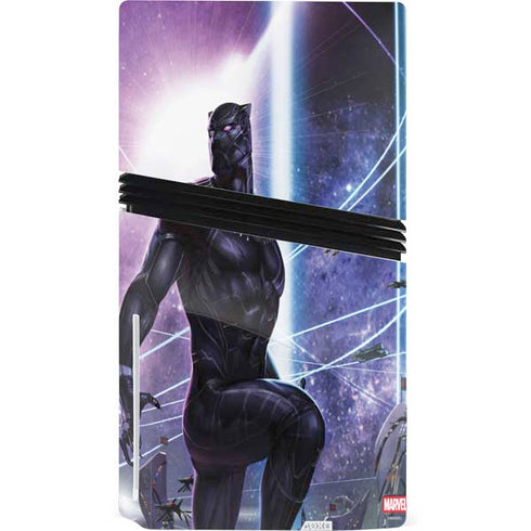 Marvel Black Panther Intergalactic Empire of Wakanda PS5 Pro Disk Console Skin