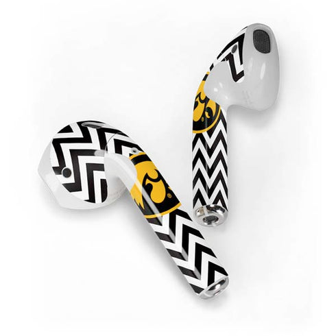 University of Iowa Hawkeyes Chevron Print Apple AirPods Skin