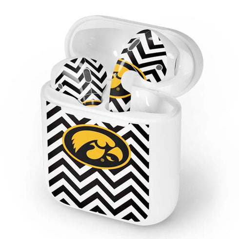 University of Iowa Hawkeyes Chevron Print Apple AirPods Skin