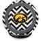 University of Iowa Hawkeyes Chevron Print Fast Charge Wireless Charging Stand Skin