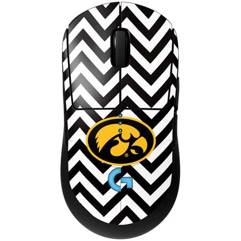 University of Iowa Hawkeyes Chevron Print G Pro Wireless Gaming Mouse Skin