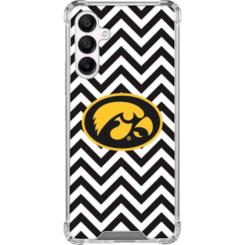 University of Iowa Hawkeyes Chevron Print Galaxy A16 5G Clear Case