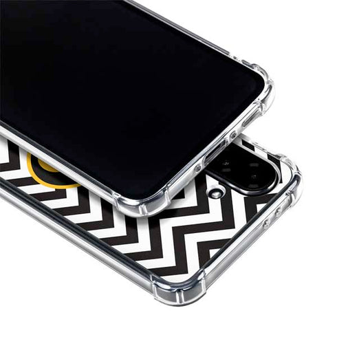 University of Iowa Hawkeyes Chevron Print Galaxy A36 5G Clear Case