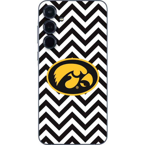 University of Iowa Hawkeyes Chevron Print Galaxy A55 5G Skin