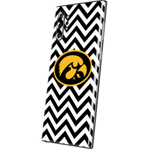 University of Iowa Hawkeyes Chevron Print Galaxy Note 10 Plus Skin