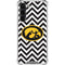 University of Iowa Hawkeyes Chevron Print Galaxy S24 FE Clear Case