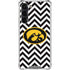 University of Iowa Hawkeyes Chevron Print Galaxy S24 FE Clear Case