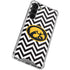 University of Iowa Hawkeyes Chevron Print Galaxy S24 FE Clear Case