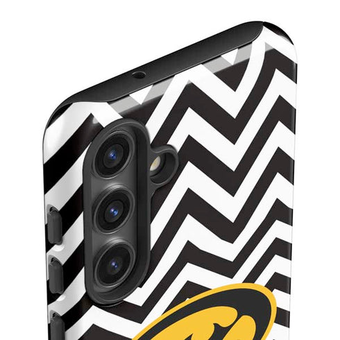 University of Iowa Hawkeyes Chevron Print Galaxy S25 Impact Case