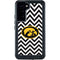 University of Iowa Hawkeyes Chevron Print Galaxy S24 Plus Waterproof Case