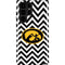 University of Iowa Hawkeyes Chevron Print Galaxy Cases