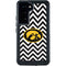 University of Iowa Hawkeyes Chevron Print Galaxy S24 Waterproof Case