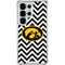 University of Iowa Hawkeyes Chevron Print Galaxy S25 Ultra Clear Case