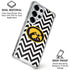 University of Iowa Hawkeyes Chevron Print Galaxy S25 Ultra Clear Case