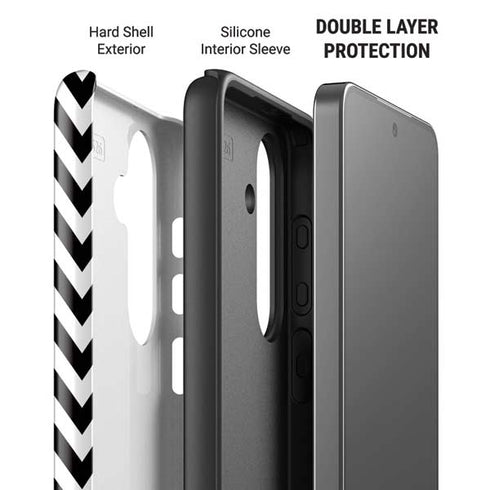 University of Iowa Hawkeyes Chevron Print Galaxy S26 Impact Case