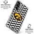 University of Iowa Hawkeyes Chevron Print Galaxy S26 Plus Clear Case