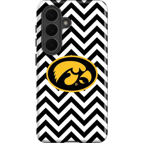 University of Iowa Hawkeyes Chevron Print Galaxy S26 Plus Impact Case