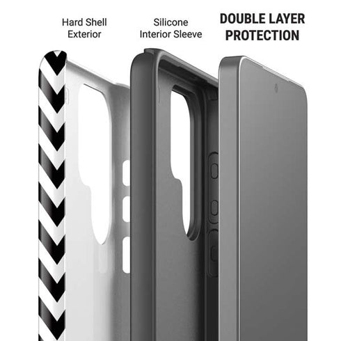 University of Iowa Hawkeyes Chevron Print Galaxy S26 Ultra Impact Case