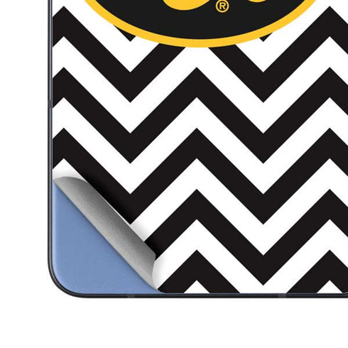 University of Iowa Hawkeyes Chevron Print Galaxy Z Fold5 5G Skin