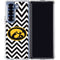 University of Iowa Hawkeyes Chevron Print Galaxy Z Fold6 Clear Case