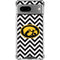 University of Iowa Hawkeyes Chevron Print Google Pixel 8a Clear Case