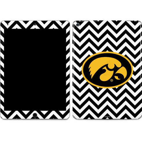 University of Iowa Hawkeyes Chevron Print iPad Skins