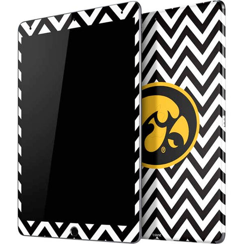 University of Iowa Hawkeyes Chevron Print iPad Skins