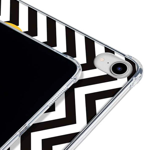 University of Iowa Hawkeyes Chevron Print iPad 11th Gen (2025) Clear Case