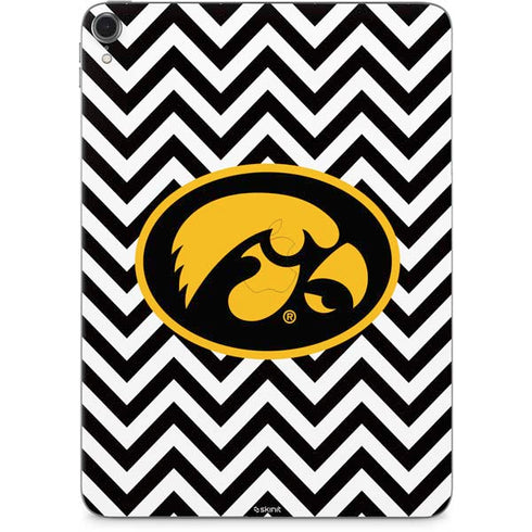 University of Iowa Hawkeyes Chevron Print Apple iPad Pro Skin