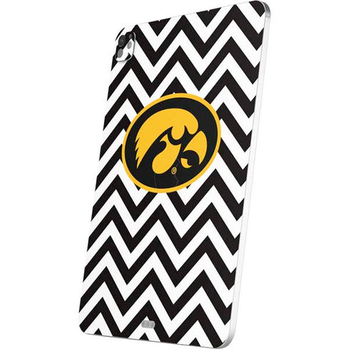University of Iowa Hawkeyes Chevron Print iPad Pro 13in M4 (2024) Skin