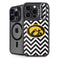 University of Iowa Hawkeyes Chevron Print iPhone 13 Pro Max Kickstand Case