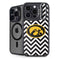 University of Iowa Hawkeyes Chevron Print iPhone 14 Pro Kickstand Case