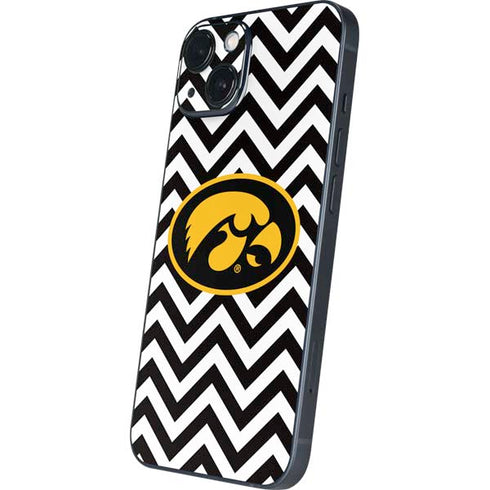 University of Iowa Hawkeyes Chevron Print iPhone Skins