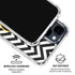 University of Iowa Hawkeyes Chevron Print iPhone 15 Clear Case